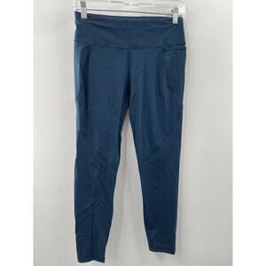 Sweaty Betty Women’s Power 7/8 Cropped Workout Gym Leggings Blue Size Small